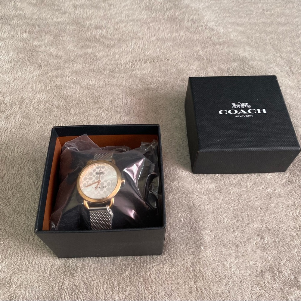 Brand new Coach Delancy Lex signature face two tones stainless steel wat… - Picture 8 of 8